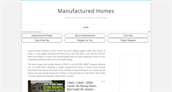 Desktop Screenshot of factoryhomesclearance.com